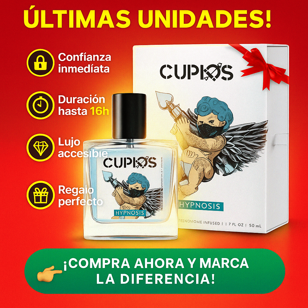 CUPID Hypnosis – El Perfume de Feromonas que Despierta Deseo y Confianza